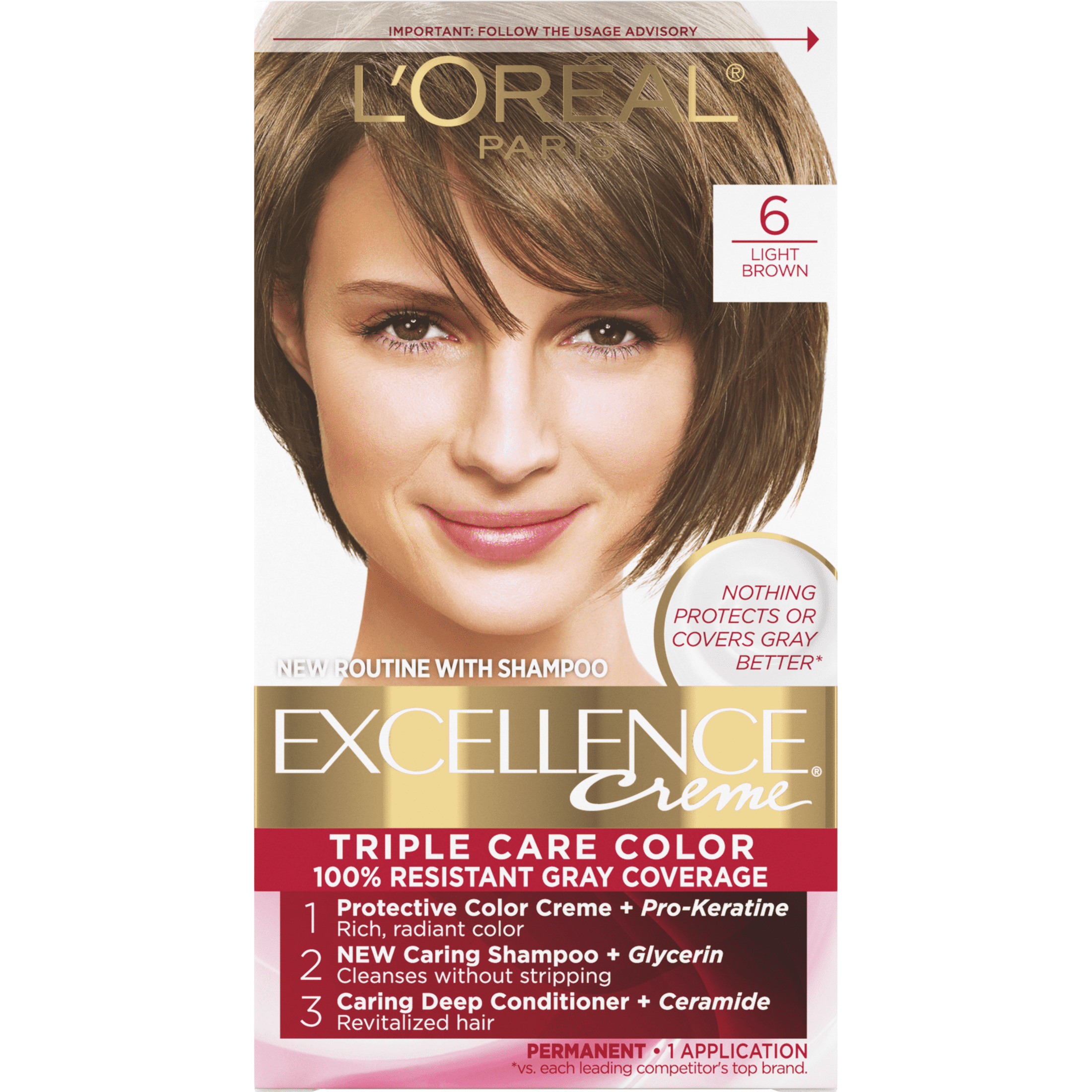 L'Oreal Paris Excellence Creme Hair Color, 3 Dark Brown/Natural Darkest  Brown, 72ml+100g & L'Oreal Paris Excellence Creme Hair Color, 1 Black,  72ml+100g : Amazon.in: Beauty