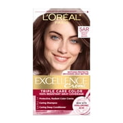 LOreal Paris Excellence Creme Permanent Triple Care Hair Color, Medium Maple Brown, 1 Kit