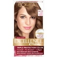thumbnail image 1 of L'Oreal Paris Excellence Creme Permanent Triple Protection Hair Color, 6CB Light Chestnut Brown, 1 kit, 1 of 10