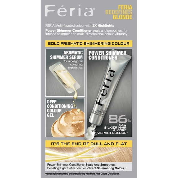 L'Oreal Paris Feria Multi-Faceted Shimmering Permanent Hair Color, 72 Caramel Kiss, 1 kit