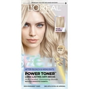 L'Oreal Paris Feria Power Toner, Long Lasting Anti Brass Toner, Pearl Blonde 9V, 1 fl. oz.