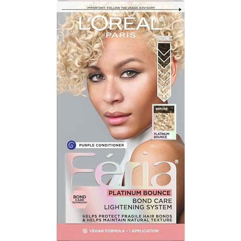 L'Oreal Paris Feria Platinum Bounce Bond Care Lightening System with Advanced bonding science