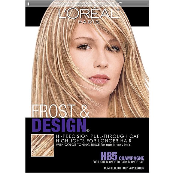 L'Oreal Paris Frost & Design H85 Champagne Highlights for Long Hair, 1 Kit