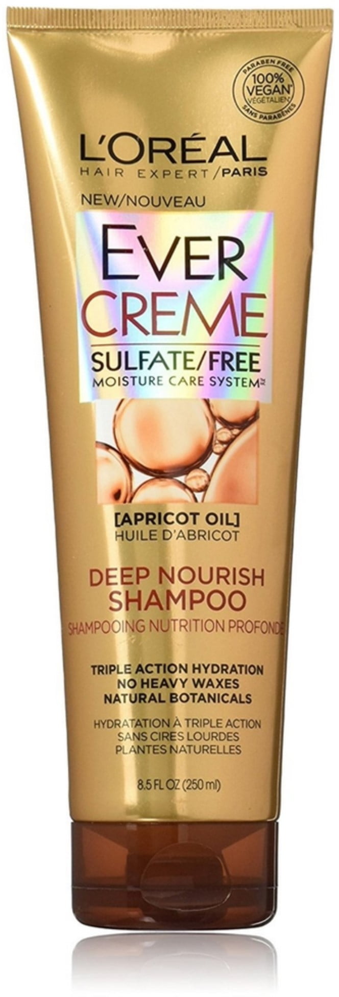 L'Oreal Paris Hair Expertise EverCreme Intense Nourishing Shampoo 8.5 oz (Pack of 3)
