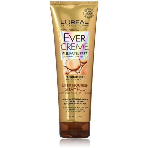 L'Oreal Paris Hair Expertise EverCreme Intense Nourishing Shampoo 8.5 oz (Pack of 4)