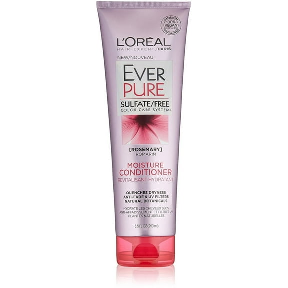 L'Oreal Paris Hair Expertise EverPure Moisture Conditioner, Rosemary 8.5 oz (Pack of 3)