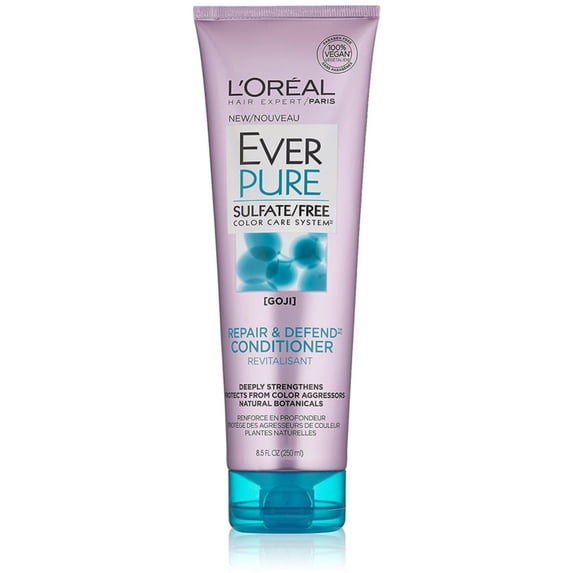 L'Oreal Paris Hair Expertise EverPure Repair & Defend Conditioner 8.50 oz (Pack of 2)