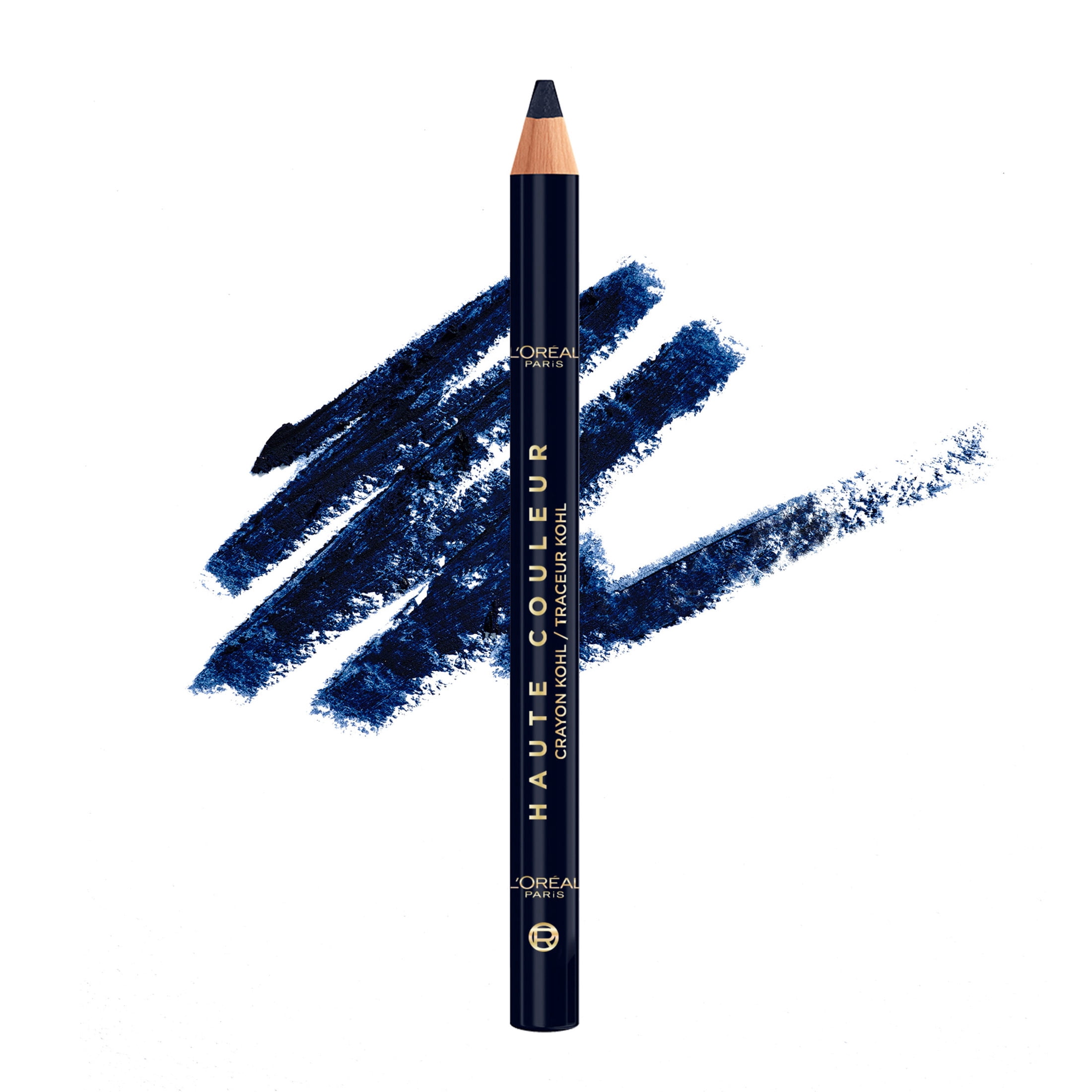 L'Oreal Paris Haute Couleur Kohl Pencil Eyeliner Makeup, Blue Suede 130, 0.03 oz