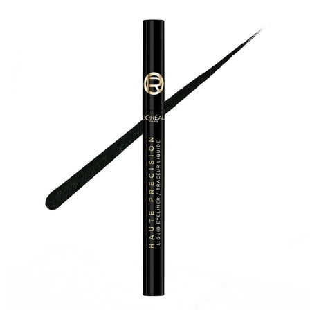 L'Oreal Paris Haute Precision Waterproof Liquid Eyeliner, Black Silk 10, 0.03 fl oz