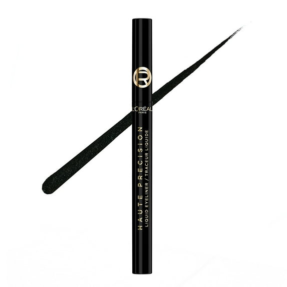 L'Oreal Paris Haute Precision Waterproof Liquid Eyeliner, Black Silk 10, 0.03 fl oz