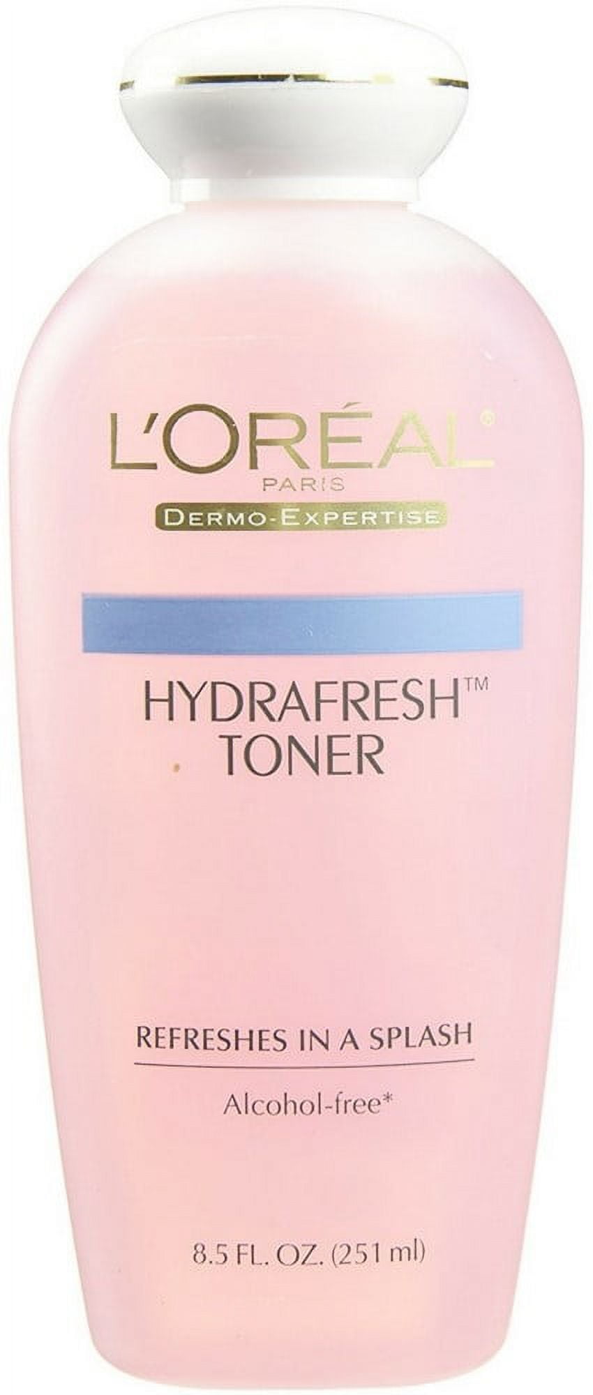 L'Oreal Paris Hydrafresh Toner 8.5 oz (Pack of 4)