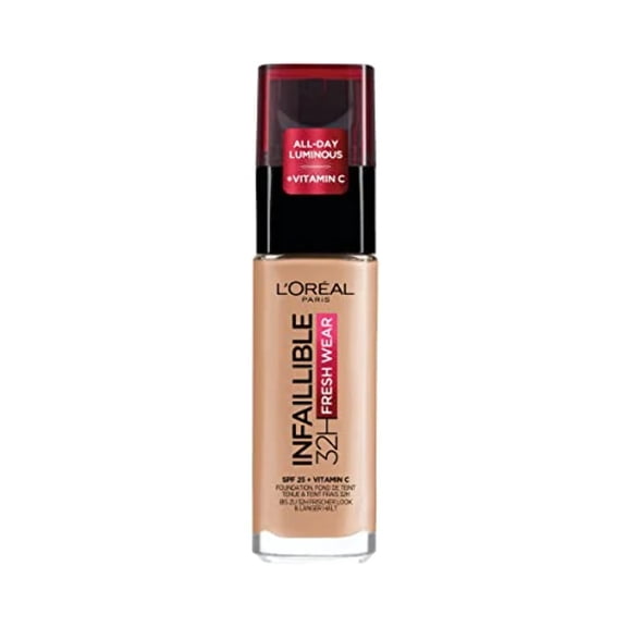 L'Oreal Paris Infallible 24H Fresh Wear Foundation, 220 Sand, 30 ml