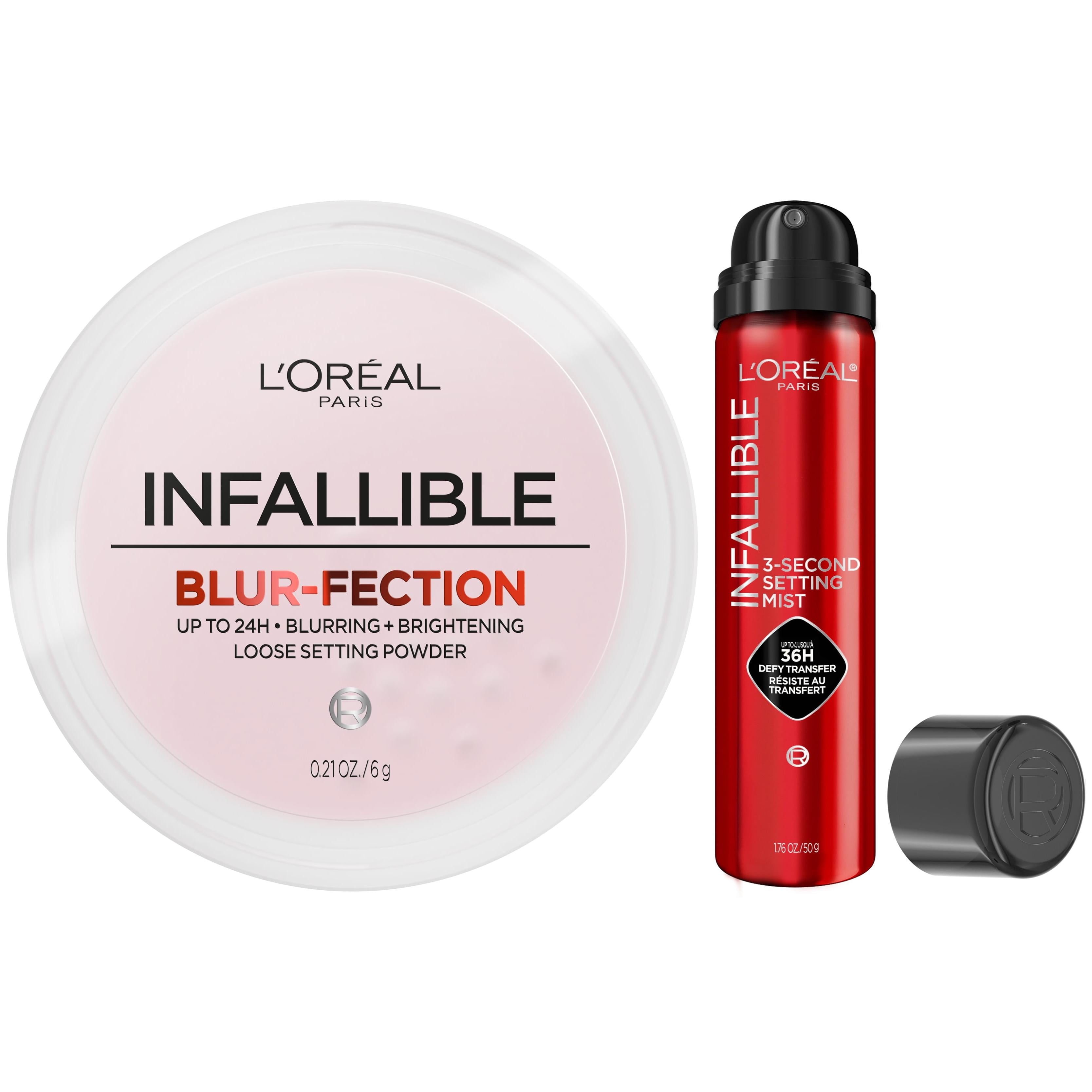 L'Oreal Paris Infallible Blur-Fection Loose Setting Powder + 3-Second Setting Mist