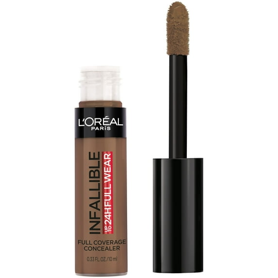 L'Oreal Paris Infallible Full Wear Concealer, Full Coverage, Mocha, 0.33 fl oz