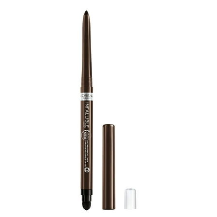 L'Oreal Paris Infallible Grip Mechanical Waterproof Gel Eyeliner, Brown Denim, 0.01 oz
