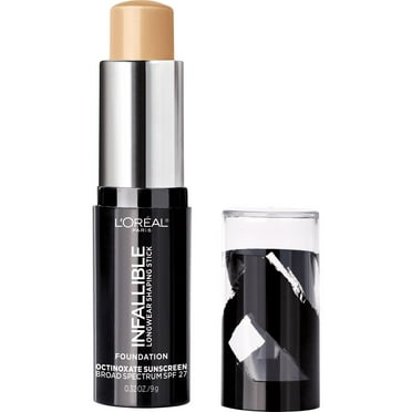 L'Oreal Paris Infallible Longwear Foundation Shaping Stick, Sand, 0.32 oz.
