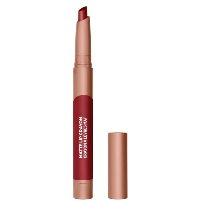 L'Oreal Paris Infallible Matte Lip Crayon, Lasting Wear, Smudge Resistant, Brulee Everyday, 0.04 oz.