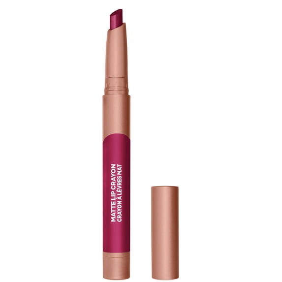 L'Oreal Paris Infallible Matte Lip Crayon, Lasting Wear, Smudge Resistant, No Fig Deal, 0.04 oz.