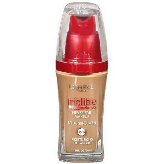 L'Oreal Paris Infallible Never Fail Liquid Makeup with SPF 20, Classic Tan