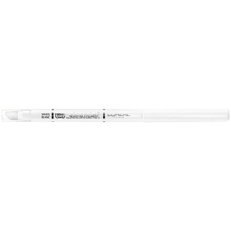 L'Oreal Paris Infallible Never Fail Pencil With Built In Sharpener Eyeliner, White
