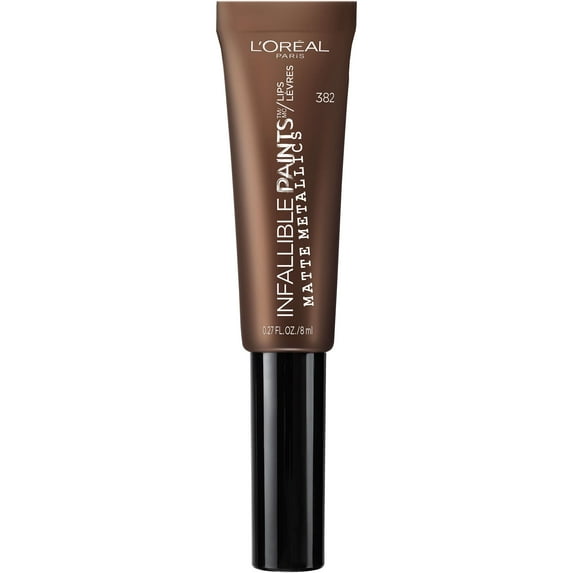 L'Oreal Paris Infallible PAINTS/LIPS Matte Metallic, Bronze Statue