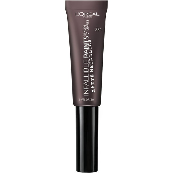 L'Oreal Paris Infallible PAINTS/LIPS Matte Metallic, Violet Luster
