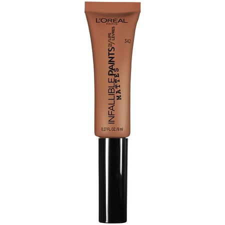 L'Oreal Paris Infallible Paints/Lips Matte, Tongue Tied, 0.27 Fl Oz