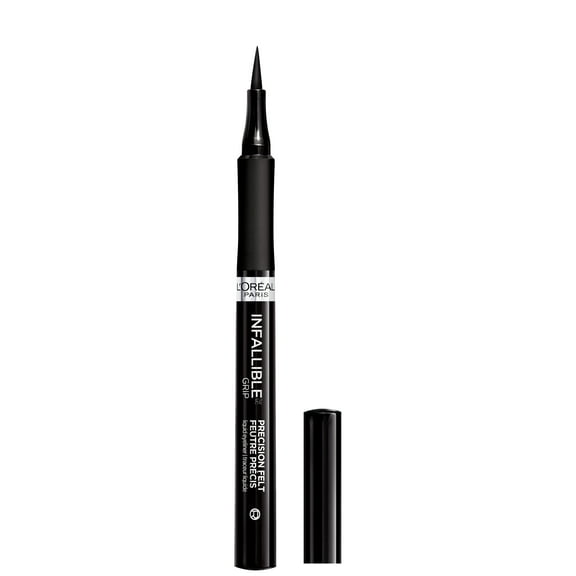 L'Oreal Paris Infallible Precision Felt Waterproof Eyeliner, Black, 0.03 fl oz