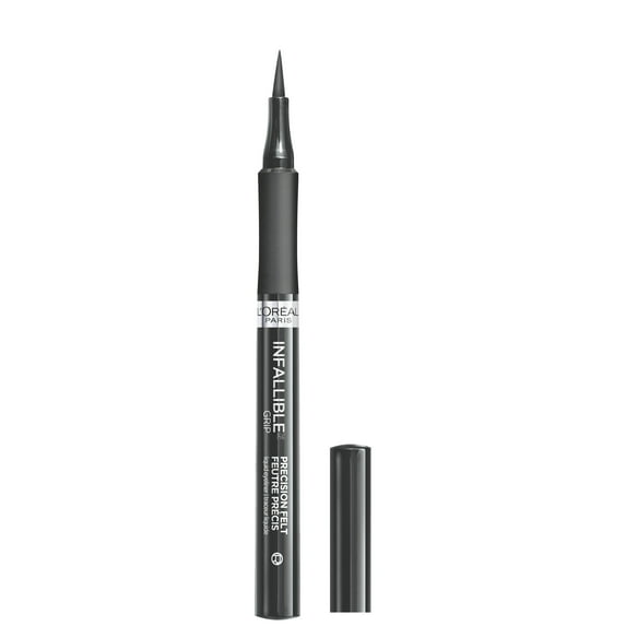 L'Oreal Paris Infallible Precision Felt Waterproof Liquid Eyeliner, Gray, 0.03 fl oz