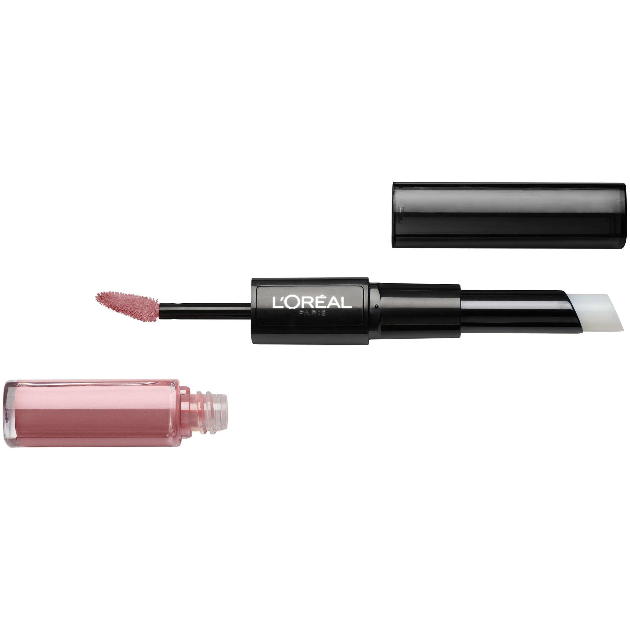 L'Oreal Paris Infallible Pro Last 2 Step Liquid Lipstick, Permanent Blush, 1 Kit