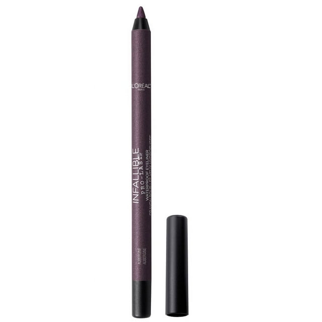 L'Oreal Paris Infallible Pro-Last Waterproof, Up to 24HR Pencil Eyeliner, Aubergine, 0.042 oz.