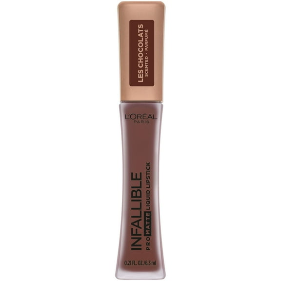 L'Oreal Paris Infallible Pro Matte Les Chocolats Scented Liquid Lipstick, 70 Percent Yum