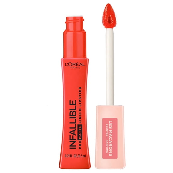 L'Oreal Paris Infallible Pro Matte Les Macarons Scented Liquid Lipstick, Mademoiselle Mango