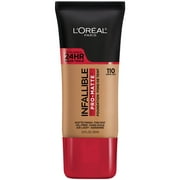 LOreal Paris Infallible Pro-Matte Liquid Foundation Makeup, 110 Creme Cafe, 1 fl oz