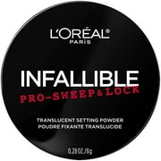 LOreal Paris Infallible Pro Sweep and Lock Loose Setting Powder, Translucent, 0.28 oz