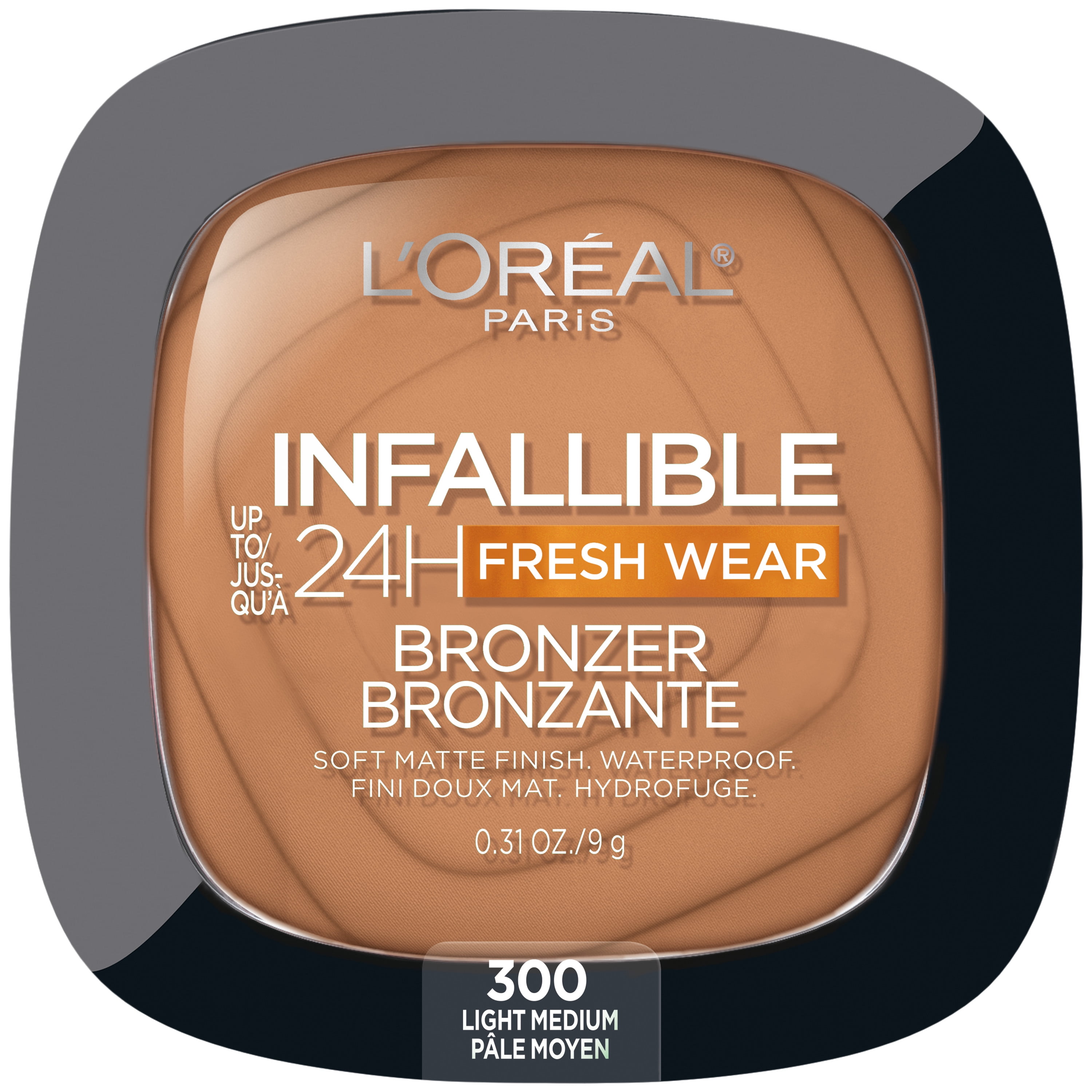 L'Oreal Paris Infallible Up to 24H Fresh Wear Soft Matte Bronzer - Deep Tan, 0.31 oz