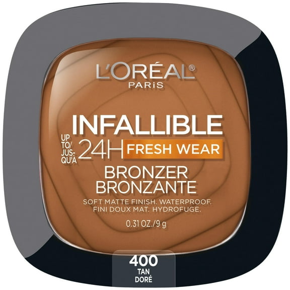 L'Oreal Paris Infallible Soft Matte Bronzer, Tan, 0.31 oz