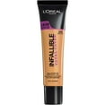 thumbnail image 1 of L'Oreal Paris Infallible Total Cover Liquid Foundation, Caramel Beige, 1 fl oz, 1 of 3