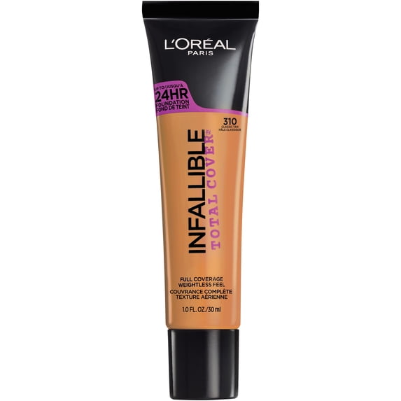 L'Oreal Paris Infallible Total Cover Liquid Foundation, Classic Tan, 1 fl oz