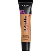 LOreal Paris Infallible Total Cover Liquid Foundation, Creme Cafe, 1 fl oz