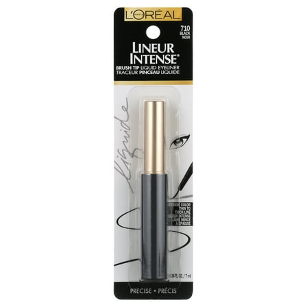 L'Oreal Paris Lineur Intense Brush Tip Liquid Eyeliner, Black
