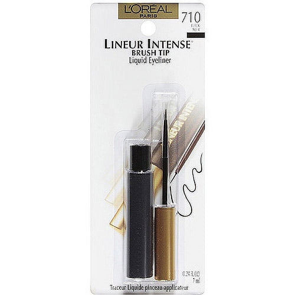 L'Oreal Paris Lineur Intense Brush Tip Liquid Eyeliner, Black - image 1 of 6