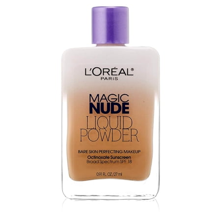 L'Oreal Paris Magic Nude Liquid Powder Bare Skin Perfecting Makeup, Natural Buff 318