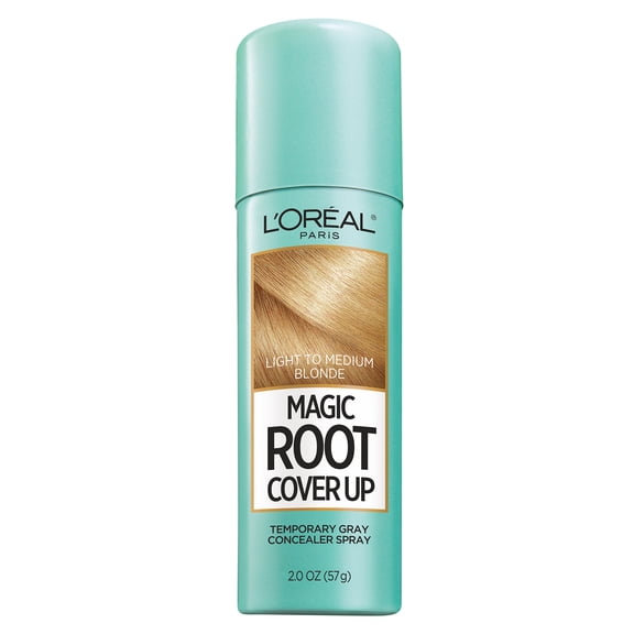 L'Oreal Paris Magic Root Cover Up, Light to Medium Blonde, Aerosol Hair Color Spray, 2 oz