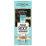 LOreal Paris Magic Root Rescue Permanent Hair Coloring, 3 Soft Black