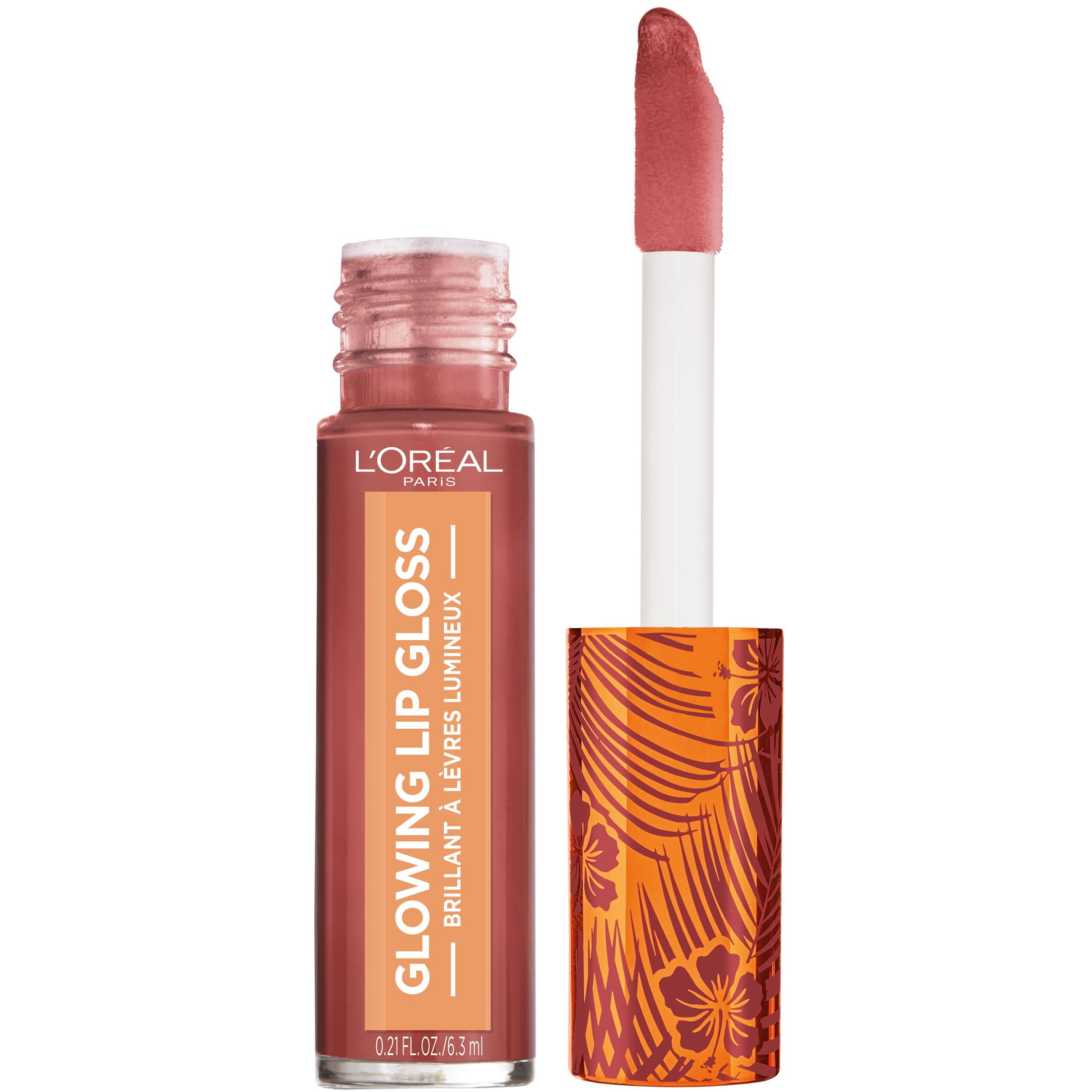 L'Oreal Paris Makeup Summer Belle Makeup Collection Glowing Lip Gloss, Sunday Funday
