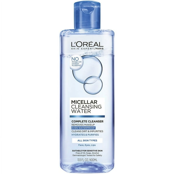L'Oreal Paris Micellar Cleansing Water Cleanser, 13.5 fl oz