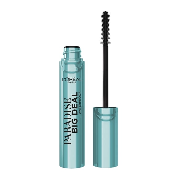 L'Oreal Paris Paradise Big Deal Mascara Waterproof, Buildable, Black, 0.32 fl oz