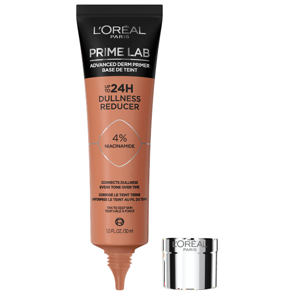 L'Oreal Paris Prime Lab Dullness Reducer Lotion Primer, Brightening, 1 fl oz