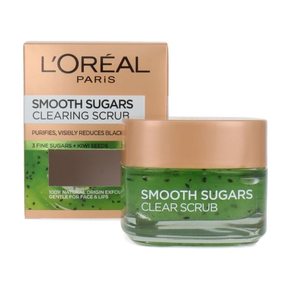 L'Oreal Paris Pure Sugar Scrub Purify and Unclog, 1.7 oz. E11